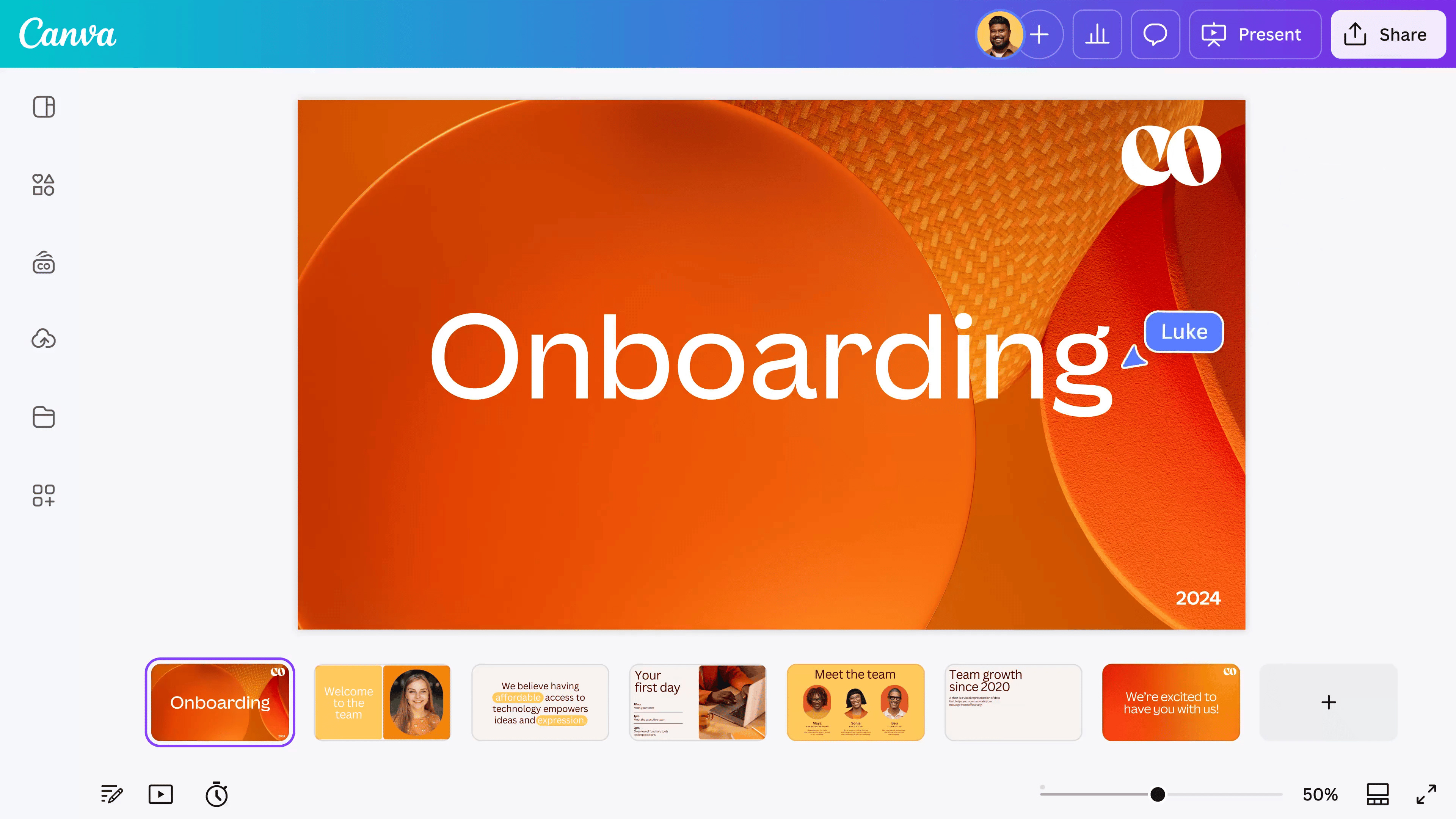 Executive Communications & Deck Design